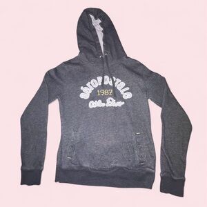Aeropostale Women’s Gray Y2K Pullover Hoodie Size M (1987 Logo)